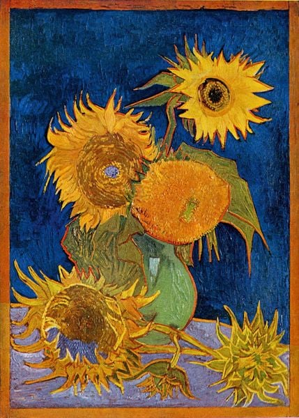 7 Bức tranh hoa hướng dương của Van Gogh - Trang Trí Nhà Xinh