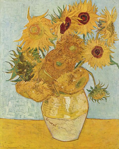 7 Bức tranh hoa hướng dương của Van Gogh – Trang Trí Nhà Xinh