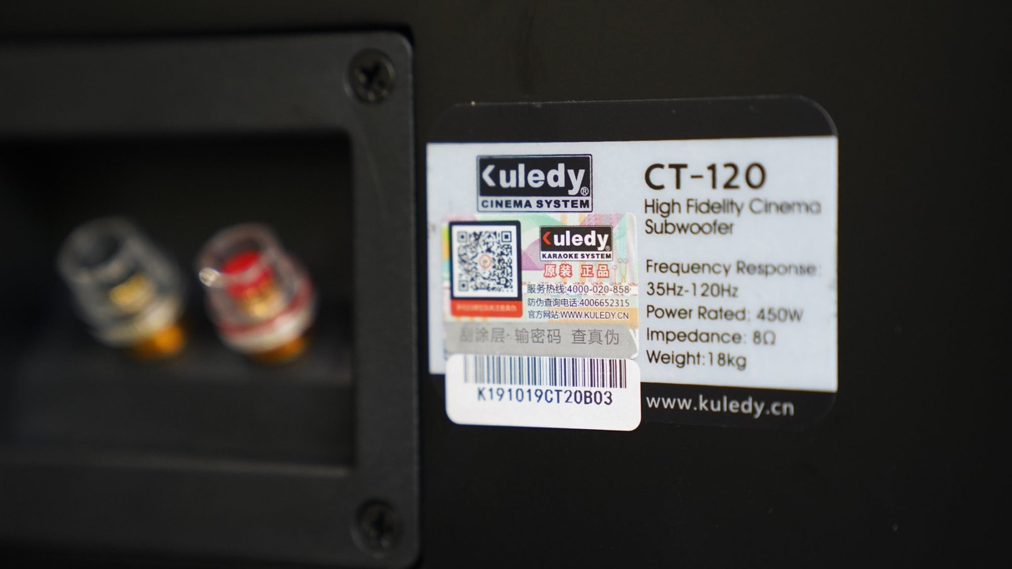 Loa Sub Cinema Kuledy CT120