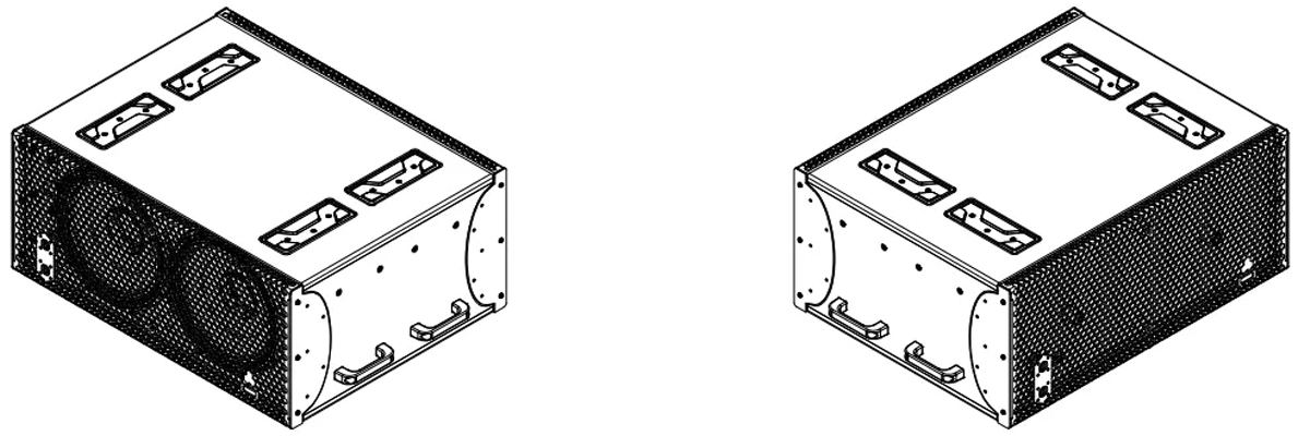bản vẽ của Loa Subwoofer Adamson IS213