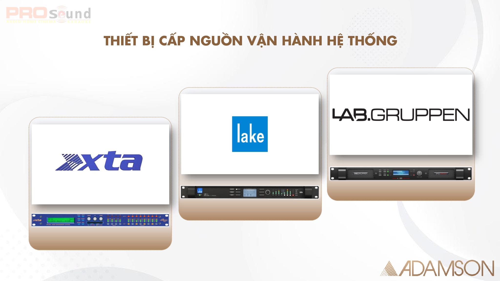 adamson point 15 lắp đặt cho gia đình