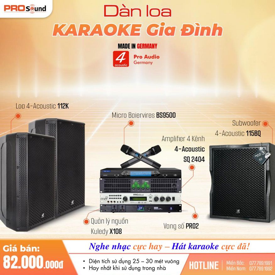 Dàn karaoke cao cấp giá trên 70 triệu đồng