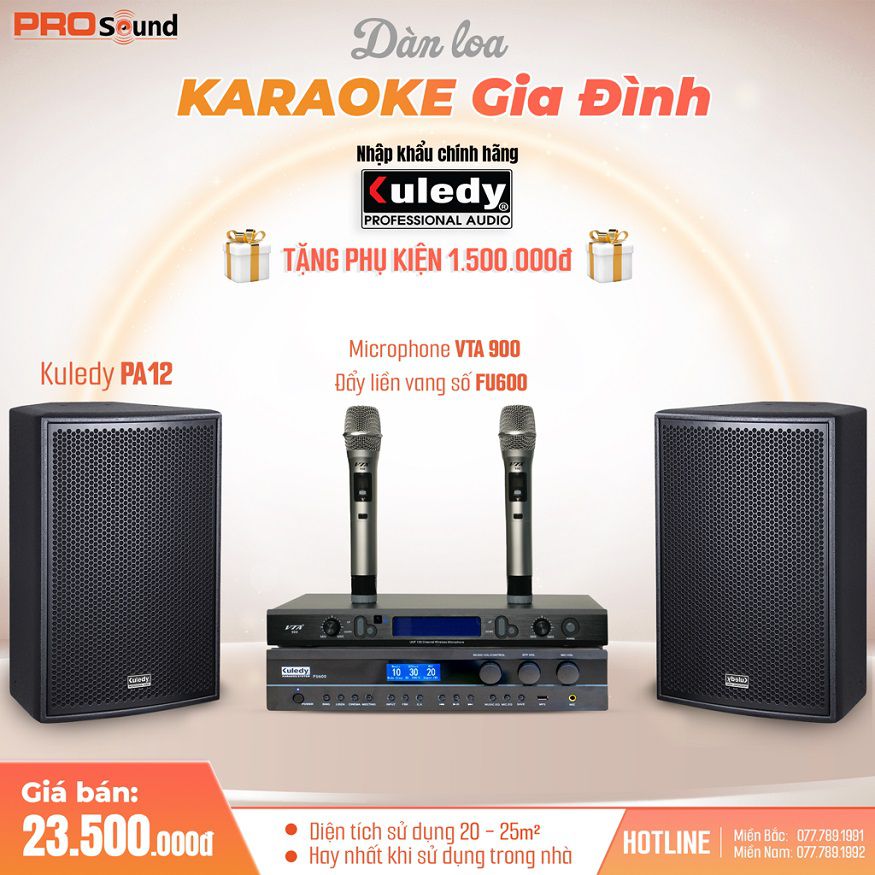 Dàn karaoke tầm trung giá từ 20 - 30 triệu đồng