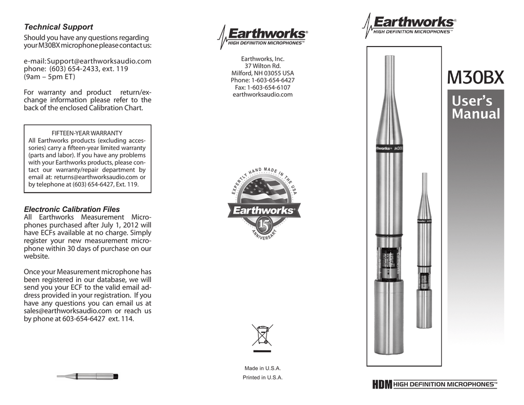 Micro RTA Earthworks M30BX