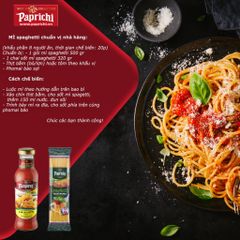 Nhanh, tiện lợi cùng mì spaghetti chuẩn vị nhà hàng