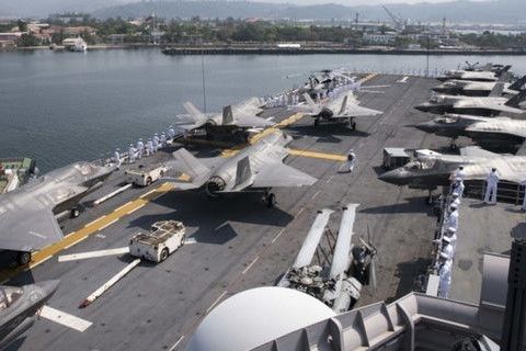 Tàu chiến USS Wasp của Hải quân Mỹ đến Philippines tham gia tập trận
