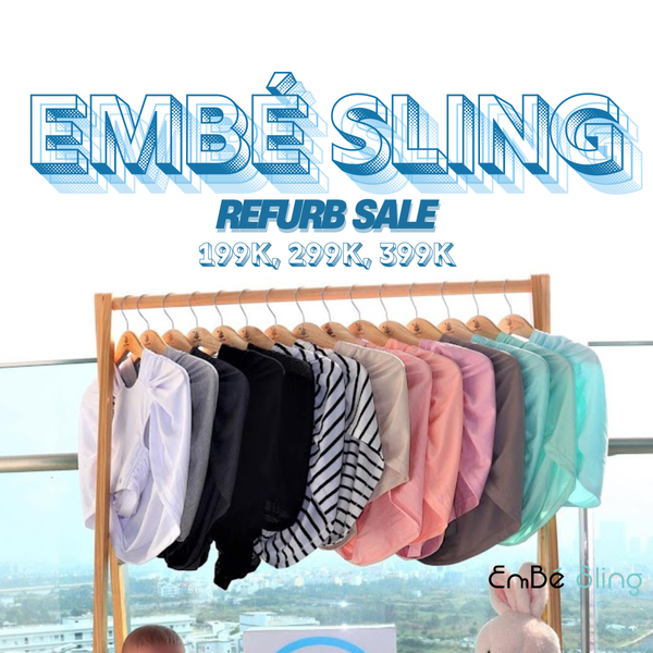 EmBé Sling Refurb Sale - Xịn như mới, giá nhẹ tênh