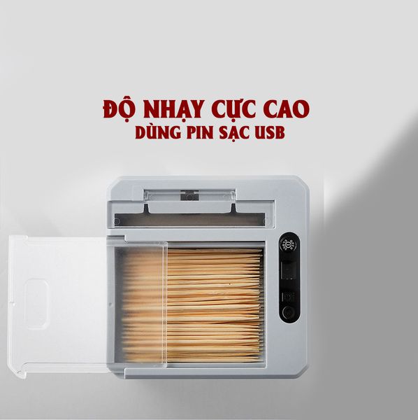 hộp tăm cảm ứng
