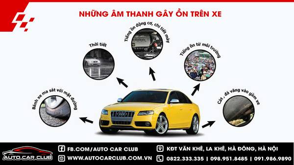 chống ồn chuyên nghiệp trên xe ô tô