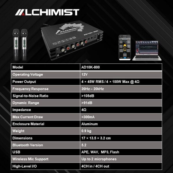 dsp karaoke Alchimist AD10K-800