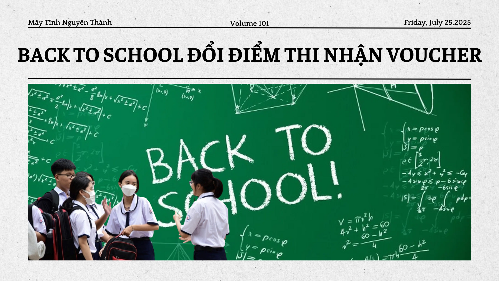 Black to School 2025 đổi điểm thi nhận ngay voucher