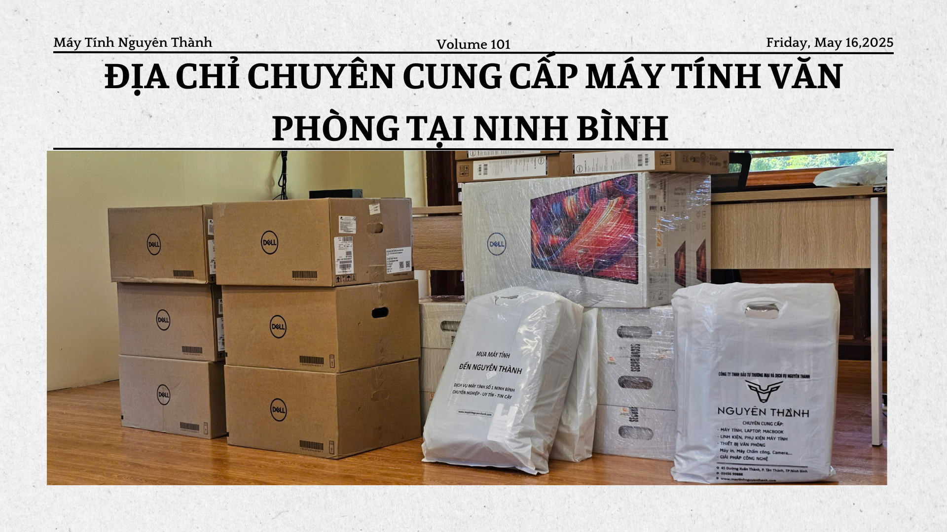Địa chỉ chuyên cung cấp máy tính văn phòng tại Ninh Bình