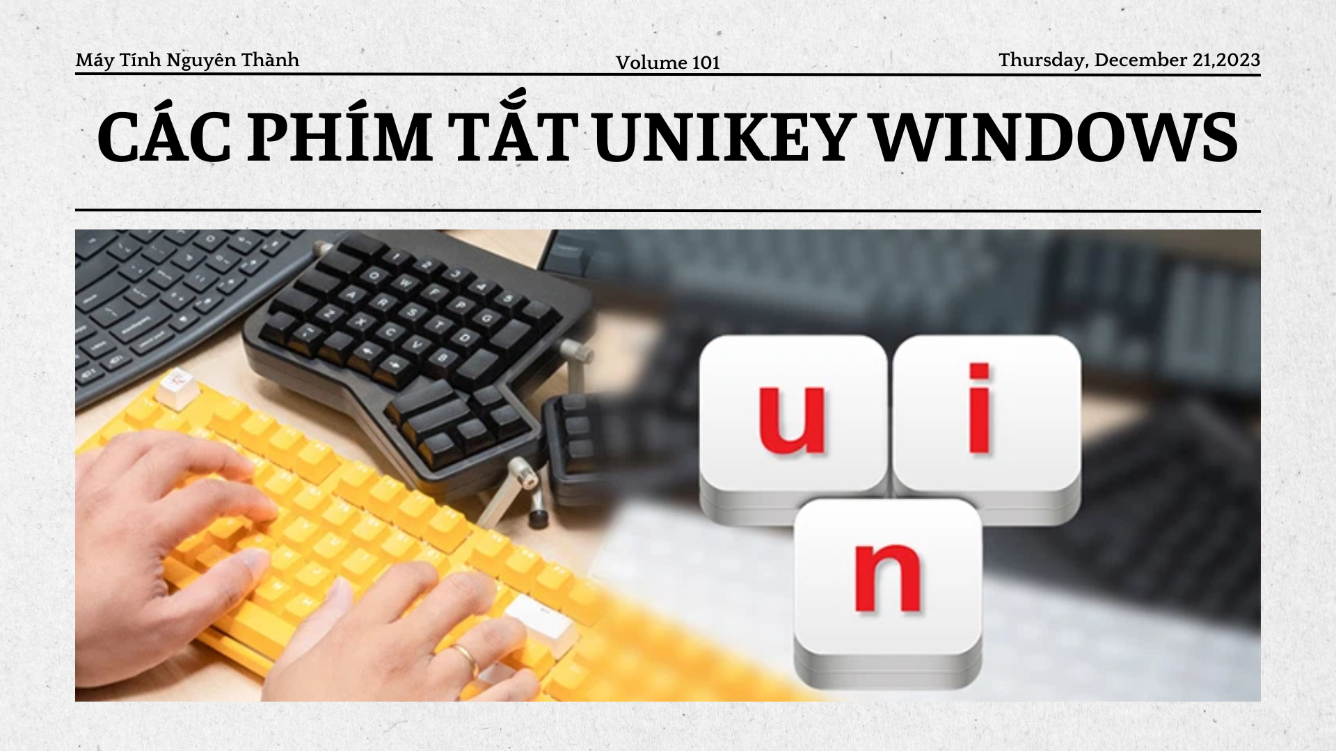 Top những phím tắt Unikey cực kì tiện lợi mà bạn cần biết