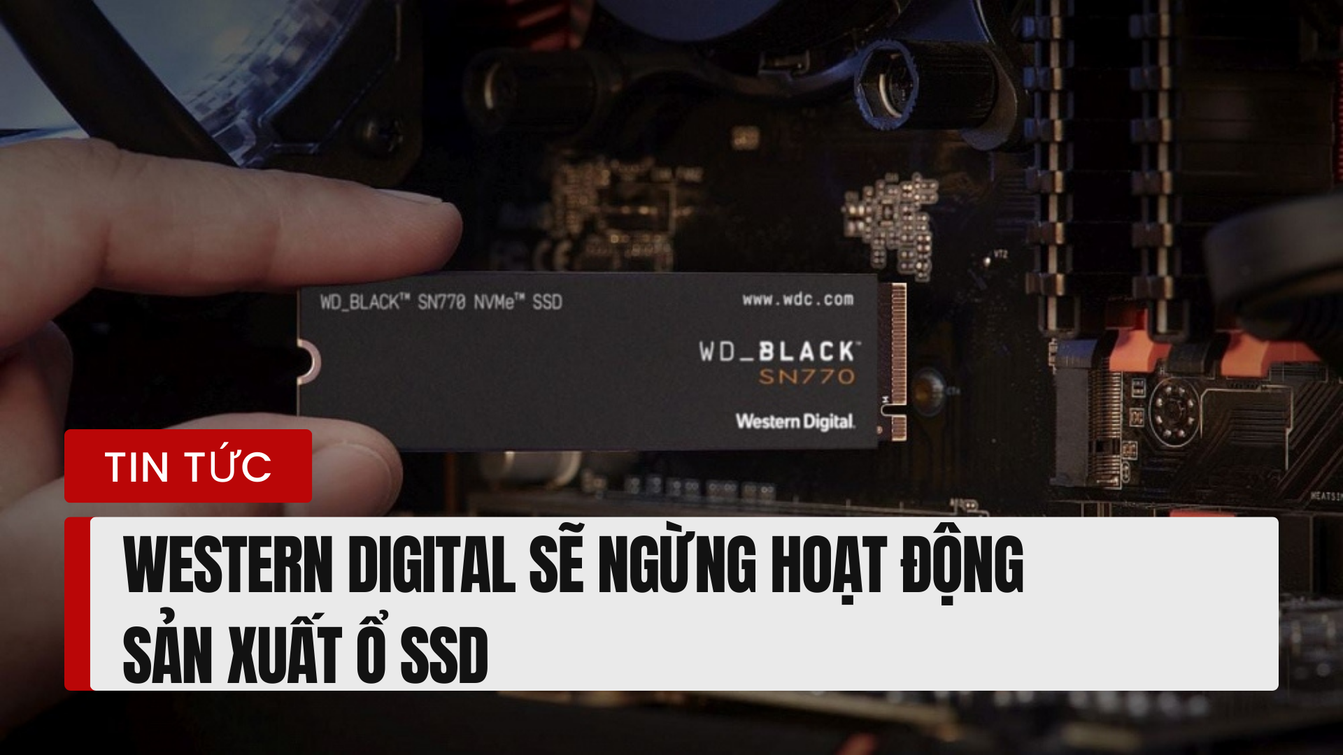 Western Digital sẽ ngừng hoạt động sản xuất ổ SSD