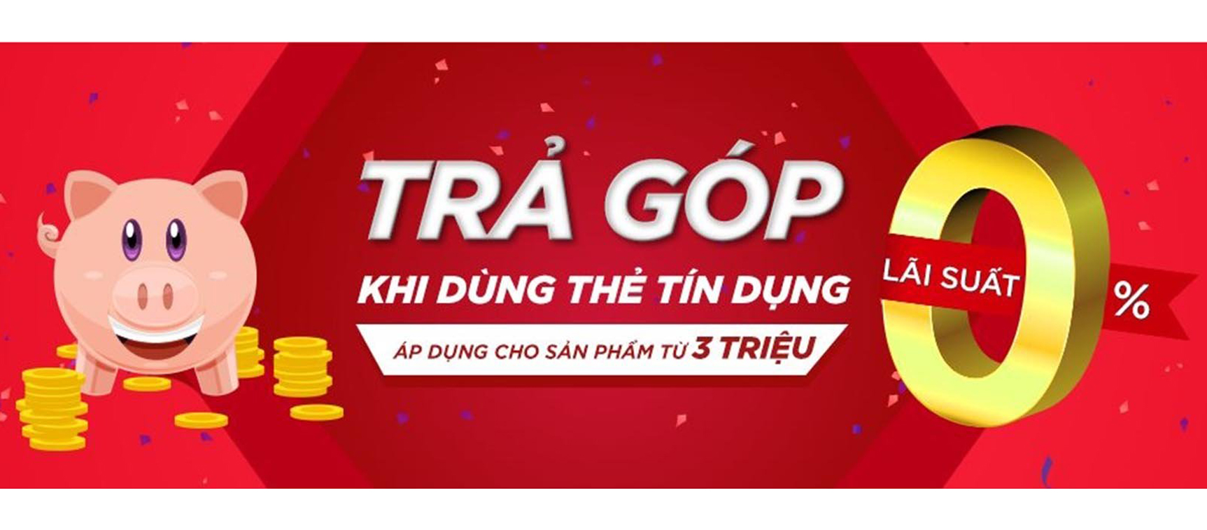 Trả góp 0% khóa điện tử khi mua hàng qua thẻ tín dụng