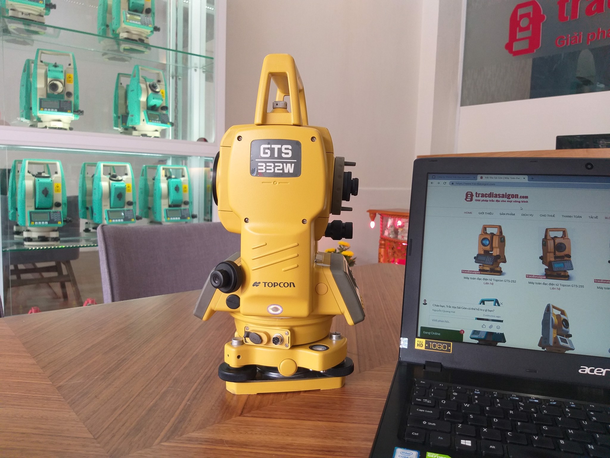 Topcon 332 Máy Toàn Đạc Topcon GTS-332W (Hướng dẫn sử dụng)