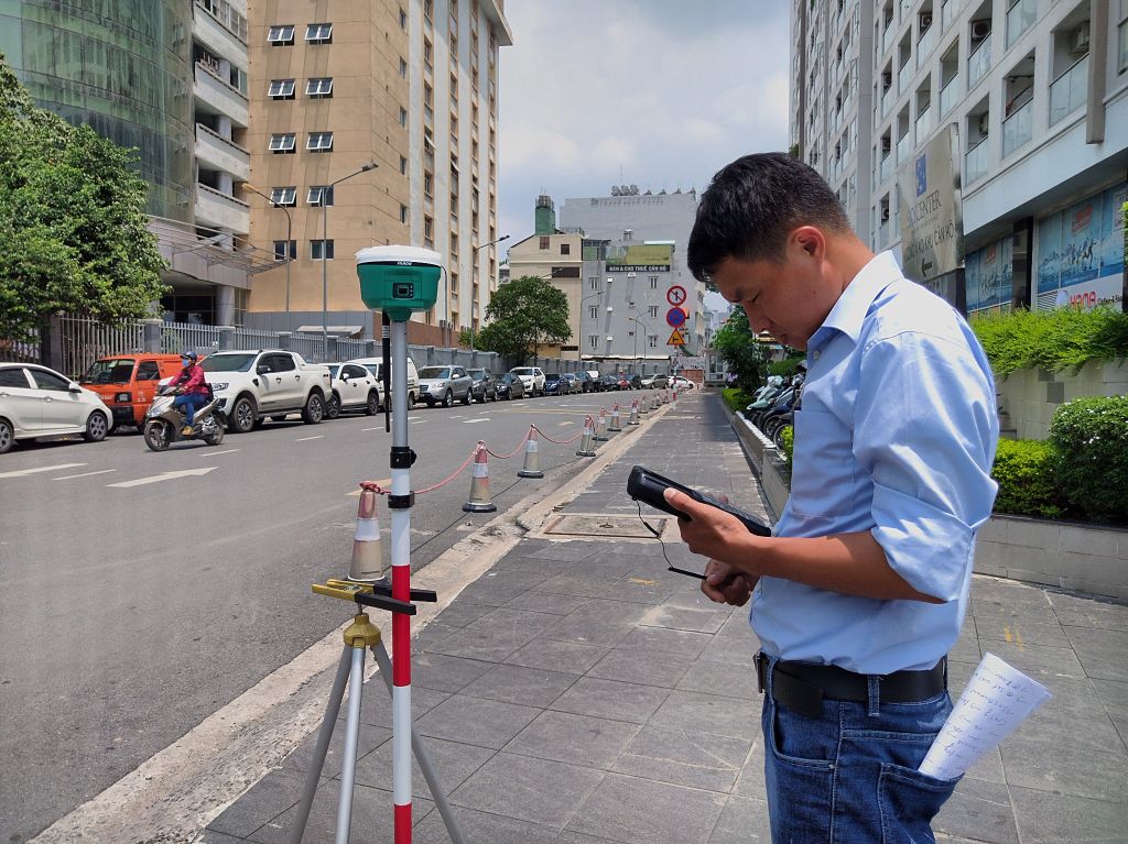 Đo đạc kiểm tra tín hiệu trạm Cors