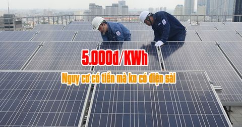 5.000 đồng/kWh, nguy cơ có tiền không mua được điện để dùng