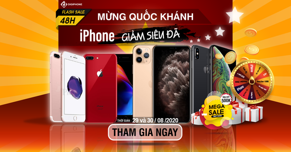 MỪNG QUỐC KHÁNH - FLASH SALE THẦN THÁNH TẶNG iPHONE