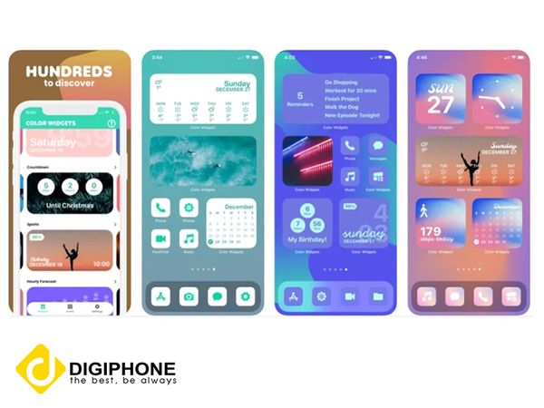 Top 12 ứng dụng widget đẹp nhất dành cho màn hình iOS 14 đẹp