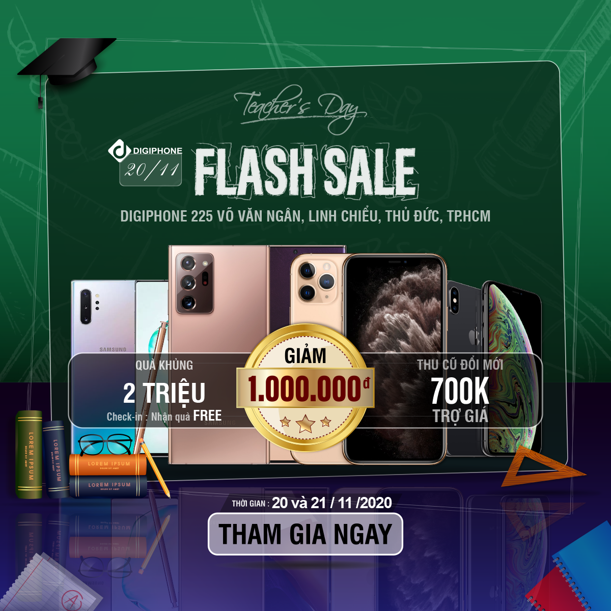 flash sale 20-11 : sản phẩm giảm 500K