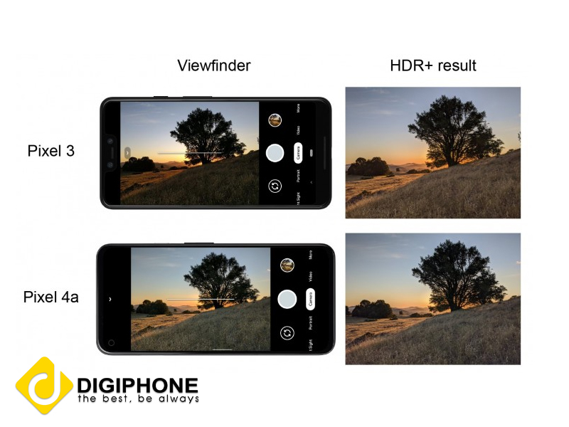 Ảnh chụp từ Google Pixel 4 bằng chức năng Live HDR+.