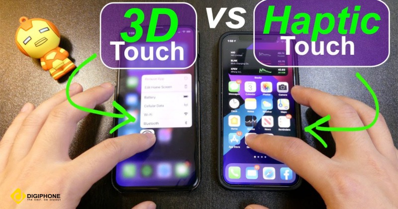 Sự khác biệt giữa Haptic Touch và 3D Touch