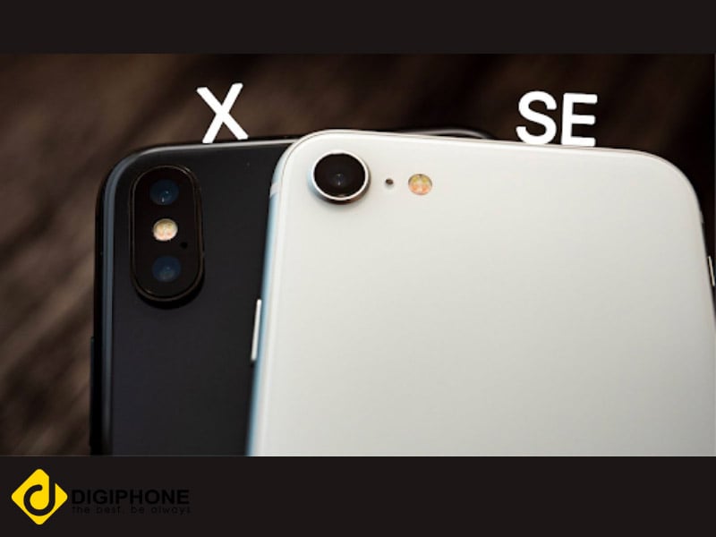 Camera của iPhone X và SE 2020