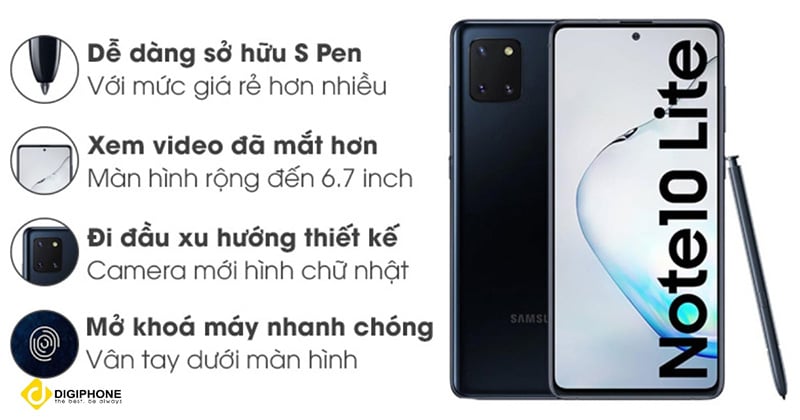 đánh giá chi tiết note 10 lite