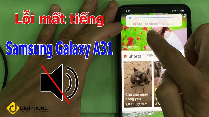 điện thoại samsung bị mất âm thanh media