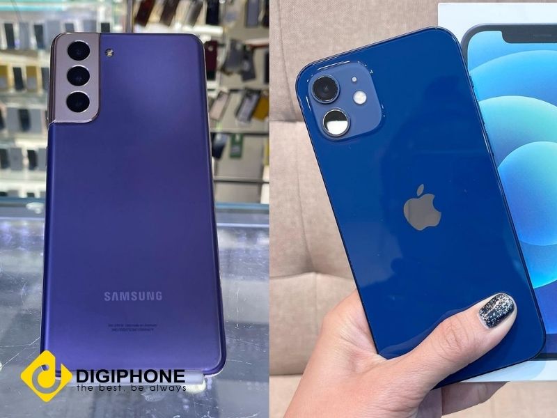 Nên mua điện thoại Samsung S21 hay iPhone 12?