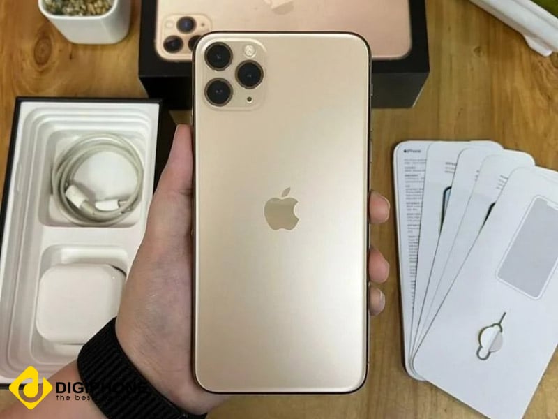 iphone 11 pro max mau vang gold