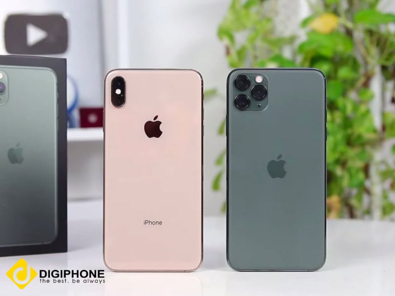 so sánh giữa iphone xs max và 11 pro max