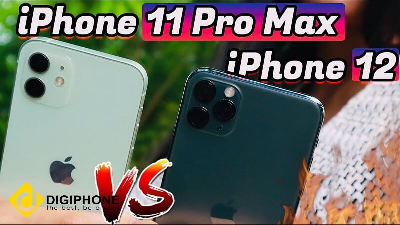 so sánh iphone 12 và 11 pro max