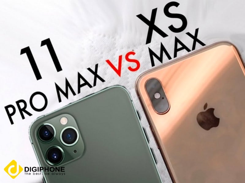 so sánh iphone xs max và 11 pro max