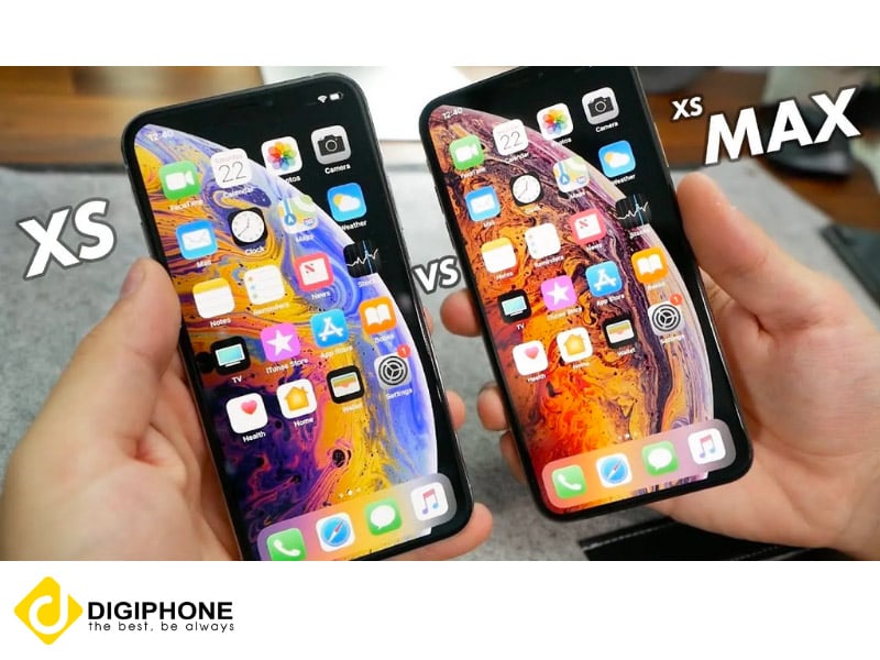so sánh iphone xs và xs max