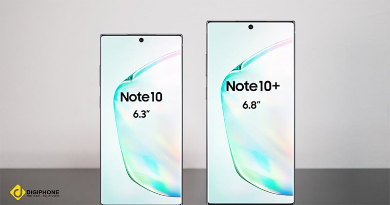 so sánh samsung note 10 với note 10 plus