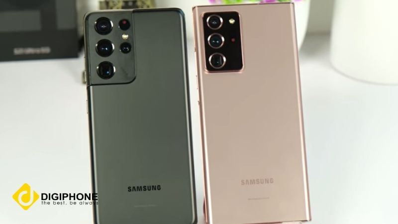 so sánh samsung note 20 ultra và s21 ultra