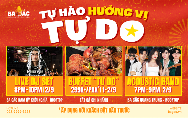 BUFFET 299k+| CÙNG BA GÁC 