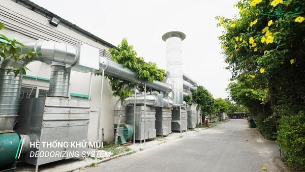 Hệ thống xử lý khí thải công đoạn sơn của công ty TNHH SD