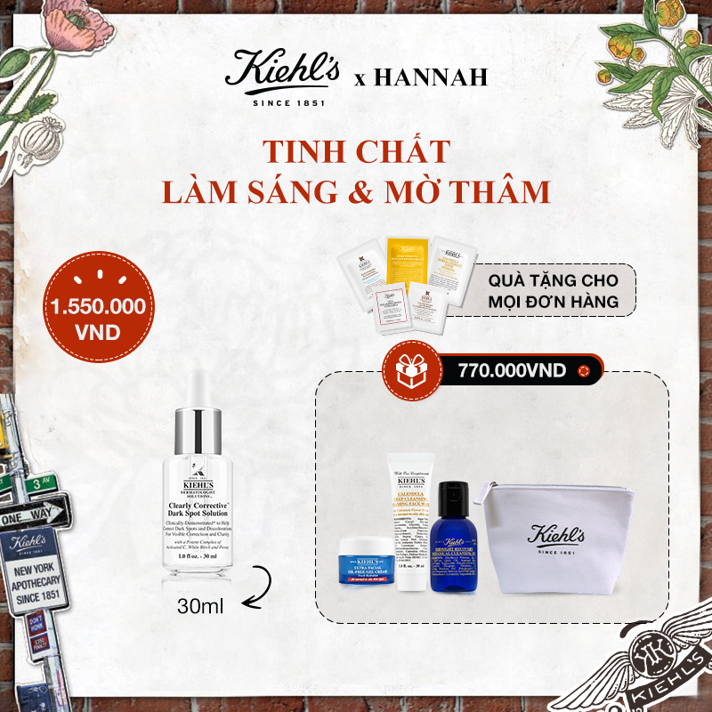 Hannah Set - Tinh Chất Làm Sáng & Mờ Thâm 30ml