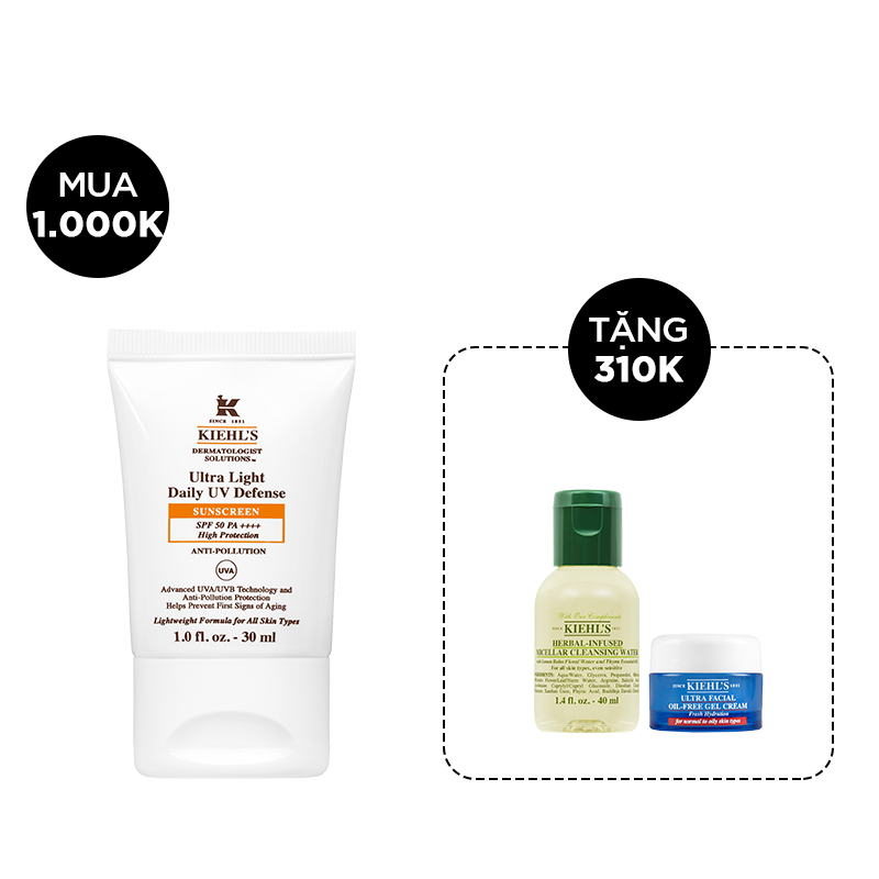 Kem Chống Nắng Hằng Ngày Ultra Light Daily UV Defense SPF 50 PA++++ Anti-pollution 30ml