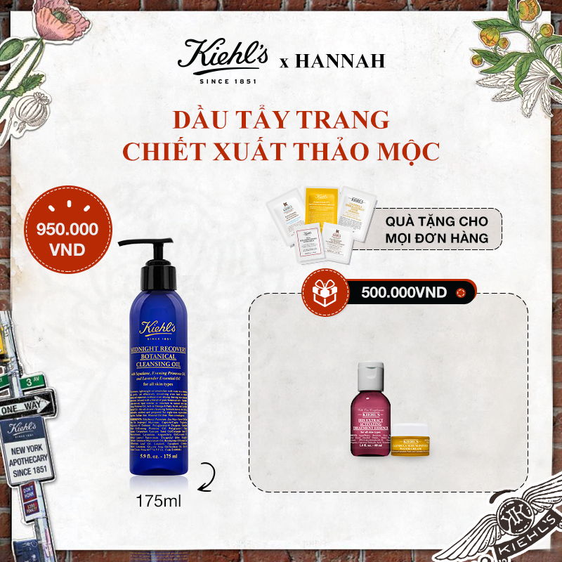 Hannah Set - Dầu Tẩy Trang Chiết Xuất Thảo Mộc 175ml