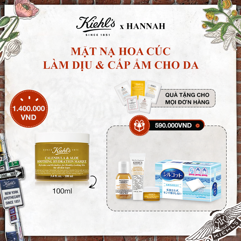 Hannah Set - Mặt Nạ Hoa Cúc Làm Dịu & Cấp Ẩm Cho Da 100ml