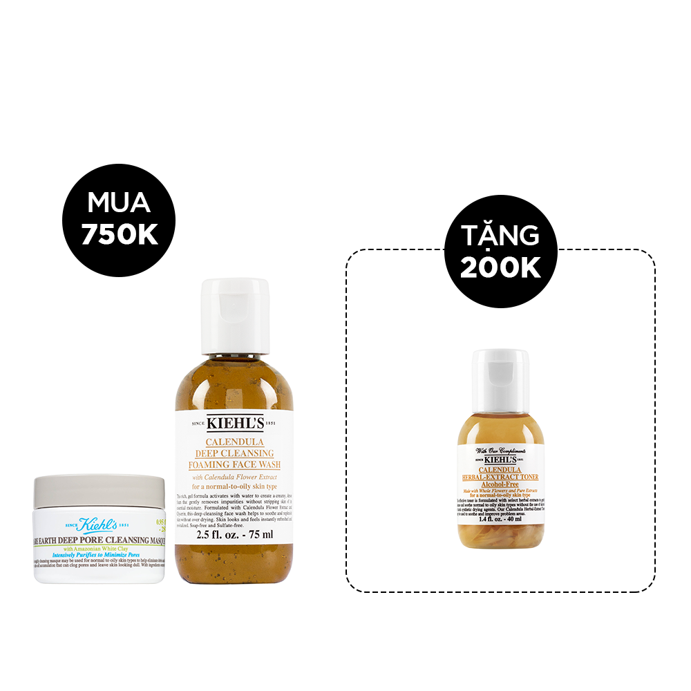 Bộ Đôi Sửa Rửa Mặt Hoa Cúc & Mặt Nạ Giảm Mụn