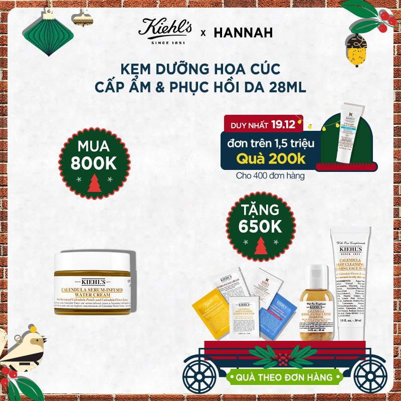 Hannah Set: KEM DƯỠNG DẠNG NƯỚC CALENDULA 28ML