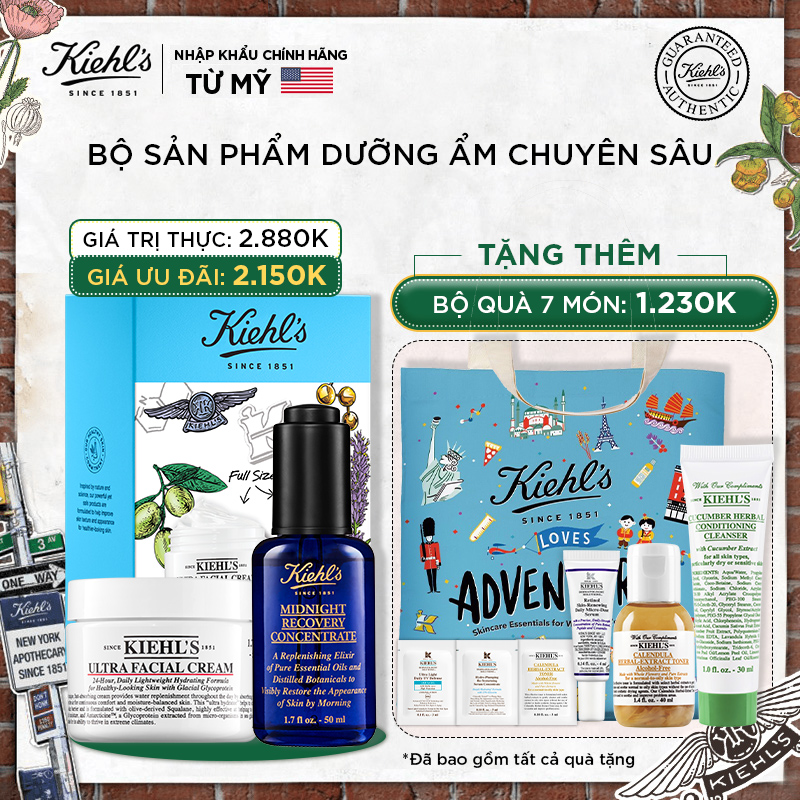 Bộ Đôi Dưỡng Ẩm Chuyên Sâu Cho Da