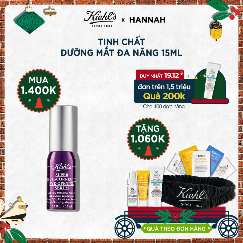 Hannah Set: TINH CHẤT DƯỠNG MẮT SUPER MULTI-CORRECTIVE 15ML