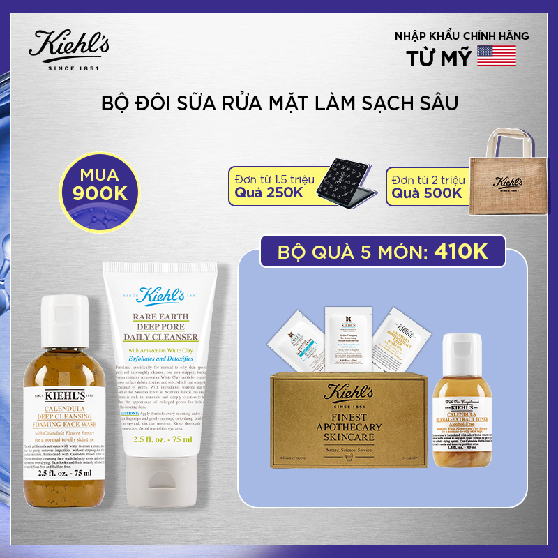 Sữa Rửa Mặt Hoa Cúc 75ml Và Sữa Rửa Mặt Đất Sét 75ml
