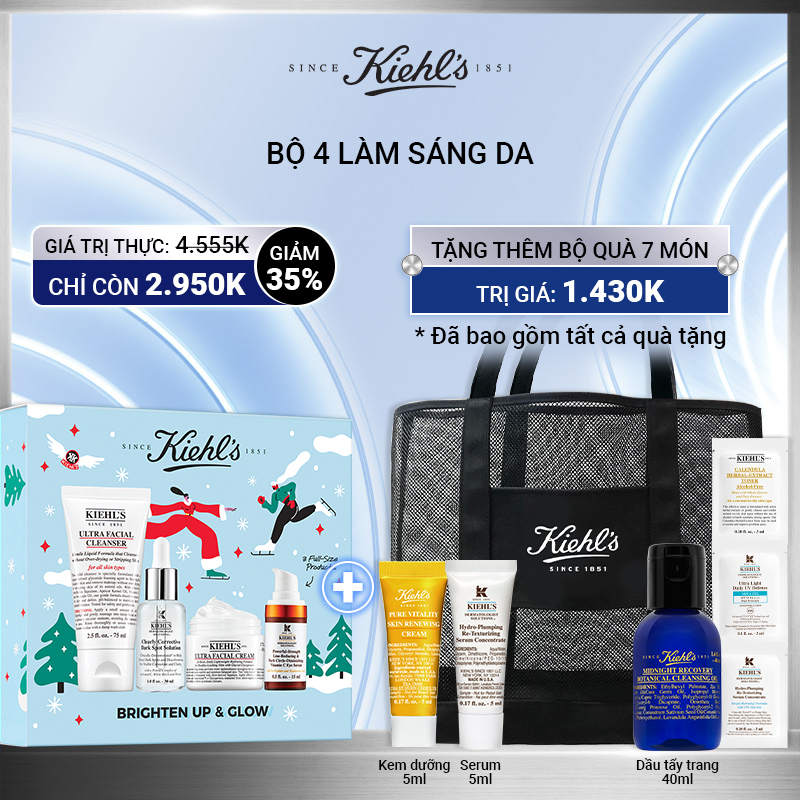 Bộ 4 Sản Phẩm Làm Sáng Cho Da